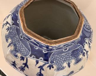 Pair of Vintage Ginger Jars on Stands. Each Measures 24" H. Photo 3 of 3. 