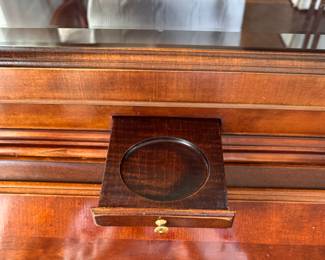 Bernhardt Mark Hampton Collection Mahogany Queen Anne Secretary Writing Desk with Drop Front. Measures 46" W x 86" H. Photo 4 of 7. 