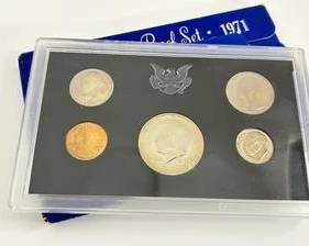 1971 United States Proof Coin Set with Mint Box