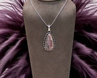 Pyrite In Rhodochrosite Necklace 