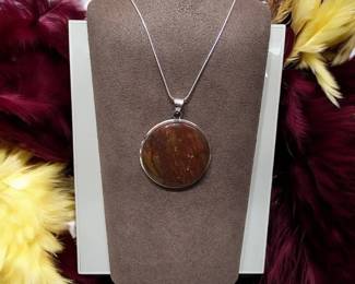 Grounded Unbreakable Bloodstone Energy Necklace 