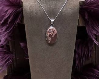 Coffee Bean Jasper Necklace