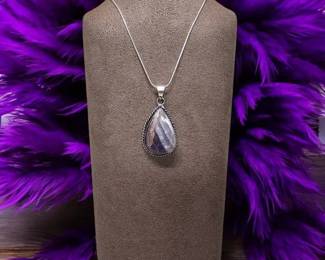 Dreamseer Chevron Amethyst Necklace 