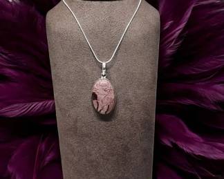 Roasted Earth Coffee Bean Jasper Necklace  Balance  Calm