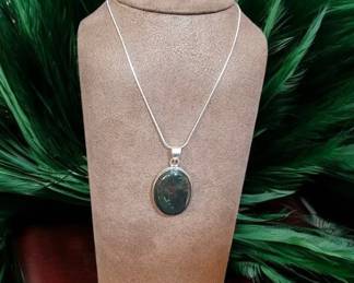 Warriors Grove Bloodstone Necklace  Bravery  Protection