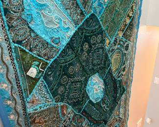 Lots of one of a kind furniture, art, and decor.