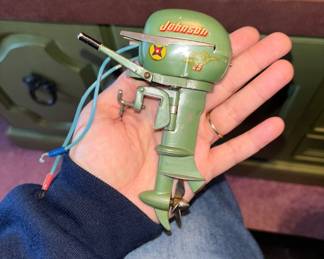 1950s K&O Japan Johnson Sea-Horse 25 toy outboard motor