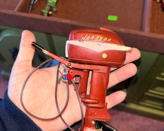 1950s K&O Japan Johnson Sea-Horse 25 toy outboard motor