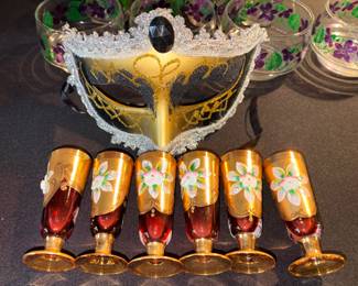 Bohemian stemware