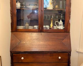 Anitque Secretary with hutch top