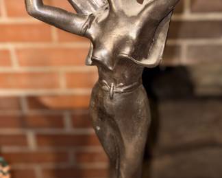 Paul L. Bessin Art Nouveau bronze butterfly