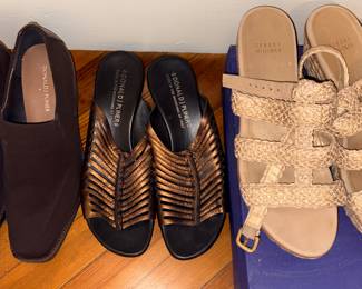 Lots of Donald Pliner shoes