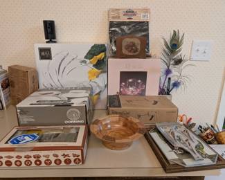 Mikasa, Noritake, and Pampered Chef, Longaberger 