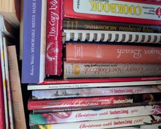 loads of cookbooks 