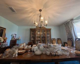 lots of China and dishes 