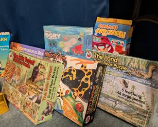 Vintage kid's puzzles