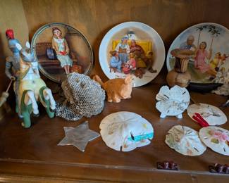 Knight on horseback figurine