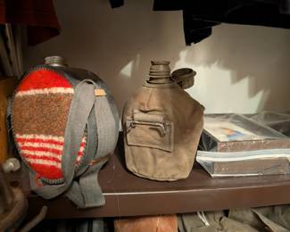 vintage military canteens 