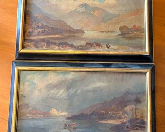 oil paintings, unknown artist