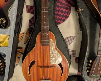 vintage 1960s Hofner model 545 "Cat's Eye" mandolin