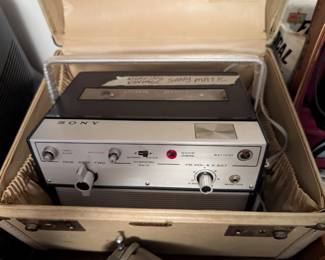 Vintage, working, Sony. Matic