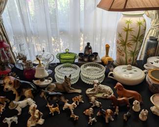 lead-crystal ash trays and more