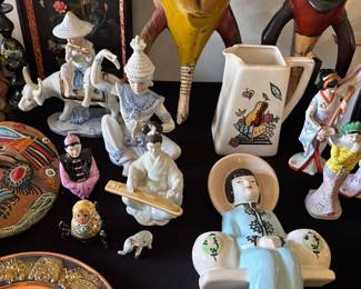 Indigenous large masks, lots of Asian art and ceramics