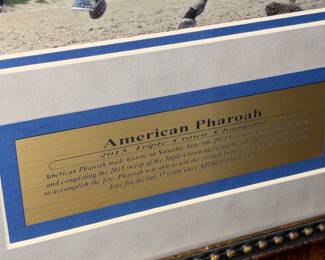 American Pharoah race horse Triple Crown Champion