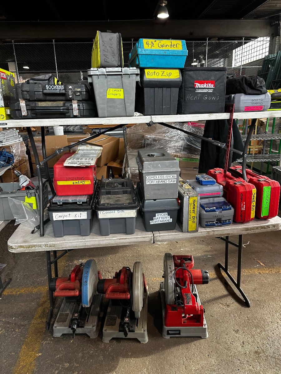 assorted power tools 