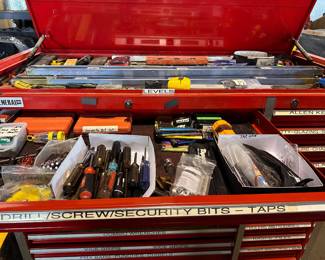 drill, screws, security bits, taps