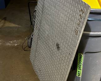 loading dock platform plate 