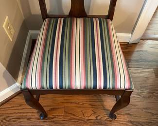 C18 - $60 PAIR of Dining Chairs. Measures 18" wide x 16.5" deep x 40" tall. 