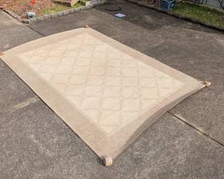 C156 - $25. Outdoor Area Rug. Measures 8' x 10'
