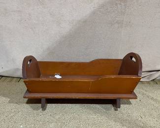 C114 -  $30. Homemade Babydoll Cradle. 