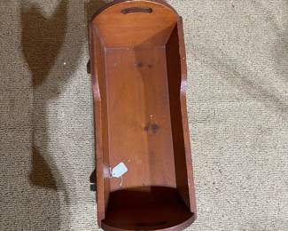 C114 -  $30. Homemade Babydoll Cradle. 