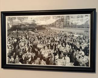 C91 - $40. 1949 Photographers Association Meeting Framed Photo. 