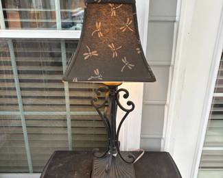 C72 - $20. Hancock Fabrics Table Lamp. Measures 27" tall. 