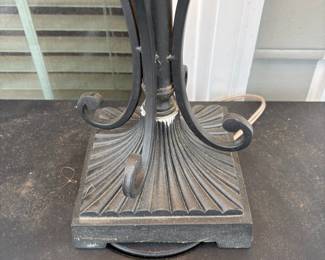 C72 - $20. Hancock Fabrics Table Lamp. Measures 27" tall. 