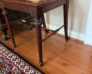 C16 - $45. Single Caned Side Chair. Measures 17" wide x 16" deep x 17.25"  floor to seat. 35" floor to top. 