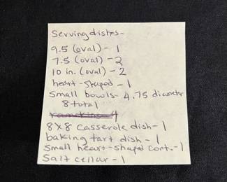 C15 - $300. Large Collection of Pfaltzgraff Yorktowne Stoneware. Has been used almost daily and so the basic pieces do show wear / use. Would prefer to sell all together but will split if there is interest. 