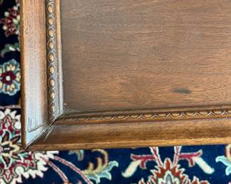 C43 - $85. Wooden Coffee Table. Measures 38.25" x 20" x 18" tall. 