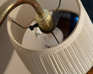 C38 - $30. Adjustable Brass Floor Lamp. 