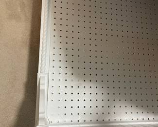 C124 - $45. Homemade White Dog Bed with Cushion. 