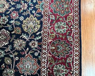 C126 - $450. Beautiful Large Area Rug. Measures 108" x 138.5". 
