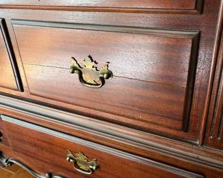 C21 - $175. Cedar Lined Chest with single drawer on the bottom. Was in front of a window so the top is sun faded but structurally it is in great condition! Measures 45" x 19.5" x 32" tall. 