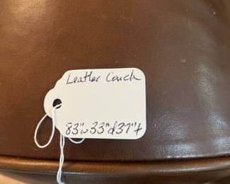 C29 - $200. Well Loved LANE Leather Couch, Ottoman and Recliner. Located on the 2nd story so we need 2 *strong* people that are able to move this. Couch is 83" long x 33" deep x 37" tall. No rips / holes but worn. Recliner is 37" wide x 34" deep x 40" tall. This is the most worn piece. 