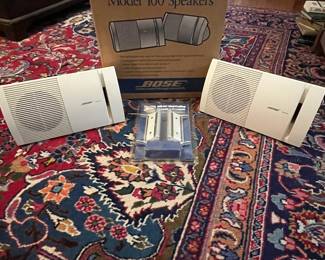 C144 - $50. Bose Model 100 Speakers with Mounting Brackets. 