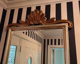 C104 - $125. Decorative Wall Mirror. Measures 32" wide x 47" tall. 