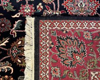 C126 - $450. Beautiful Large Area Rug. Measures 108" x 138.5". 