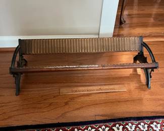 C80 - $120. Antique Ingento Plate Glass Negative Drying Rack (Old Film Photos). Measures 24.5" x 9.25" x 6.25". 